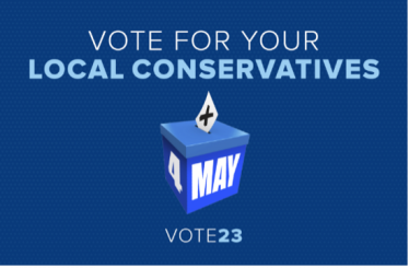 Vote Conservative today!